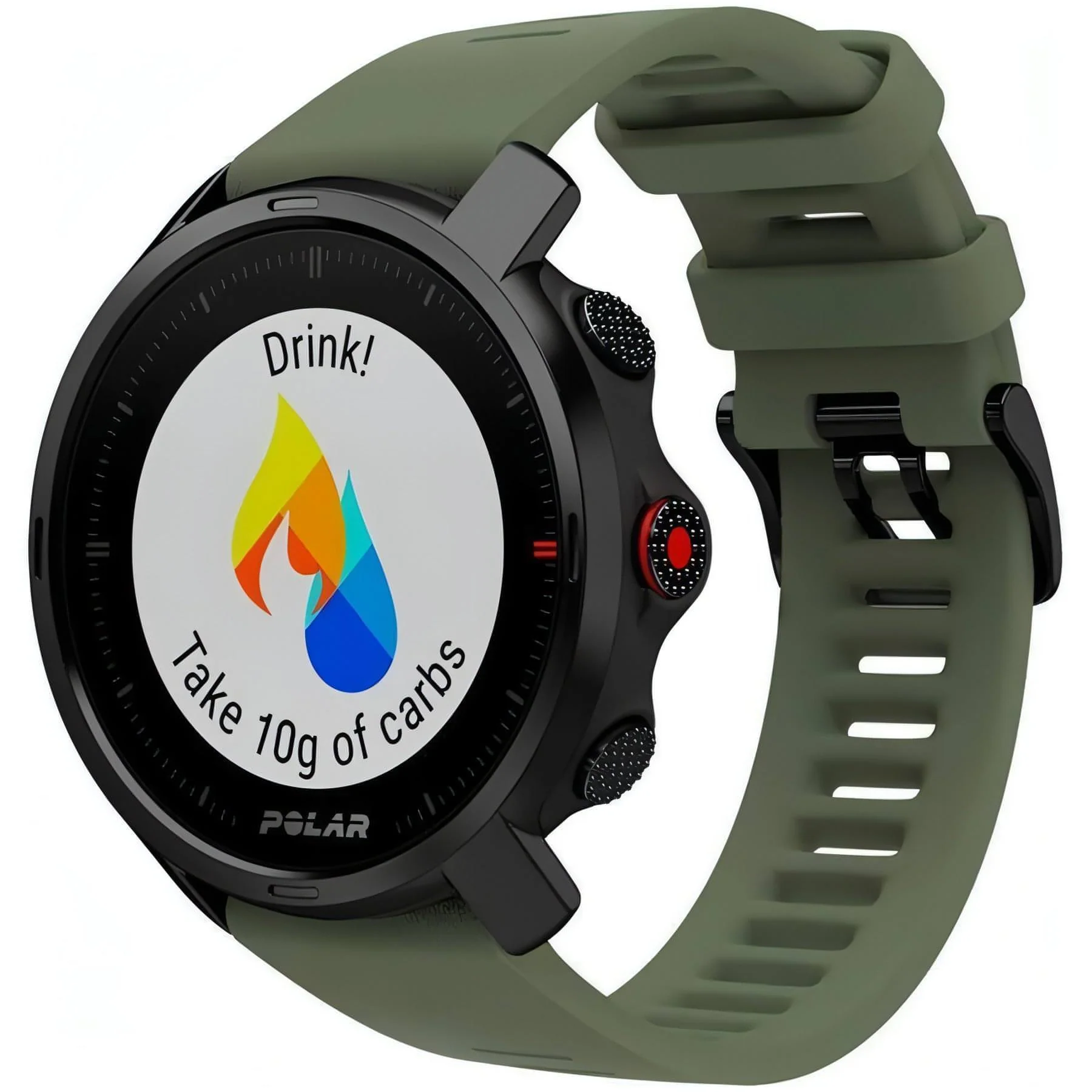 Polar Grit X Outdoor GPS Multisport Watch - Green - Image 3
