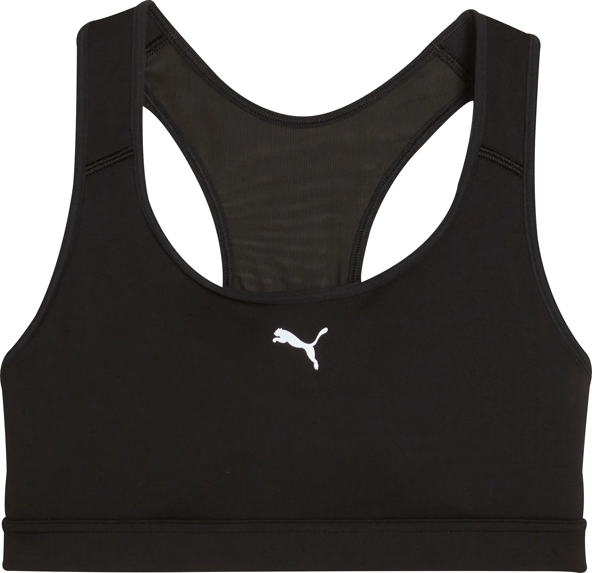 Puma 4KEEPS Womens Running Sports Bra - Black - Image 4