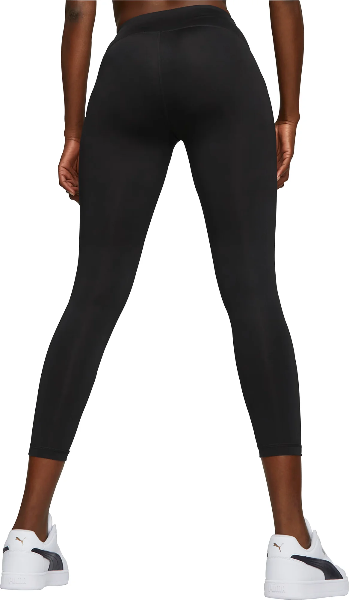 Puma Active Womens Long Training Tights - Black - Image 2