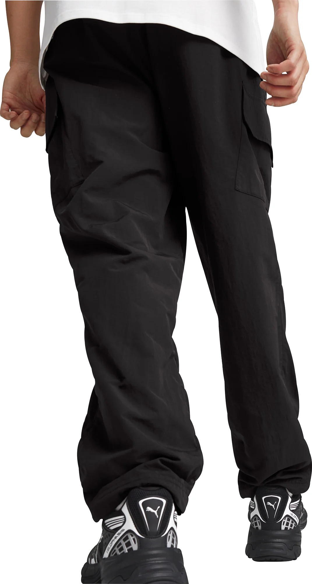 Puma Classic Mens Cargo Pants - Black - Image 2