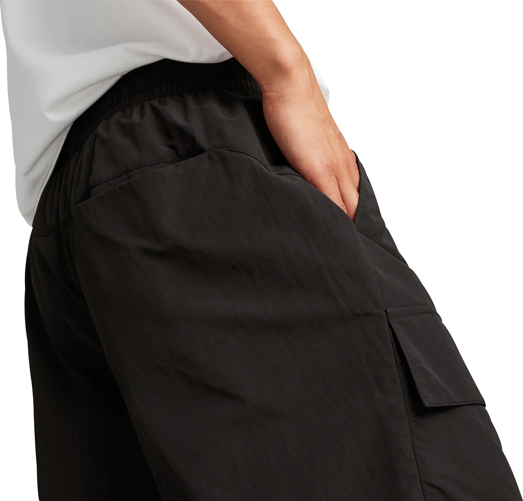 Puma Classic Mens Cargo Shorts - Black - Image 4