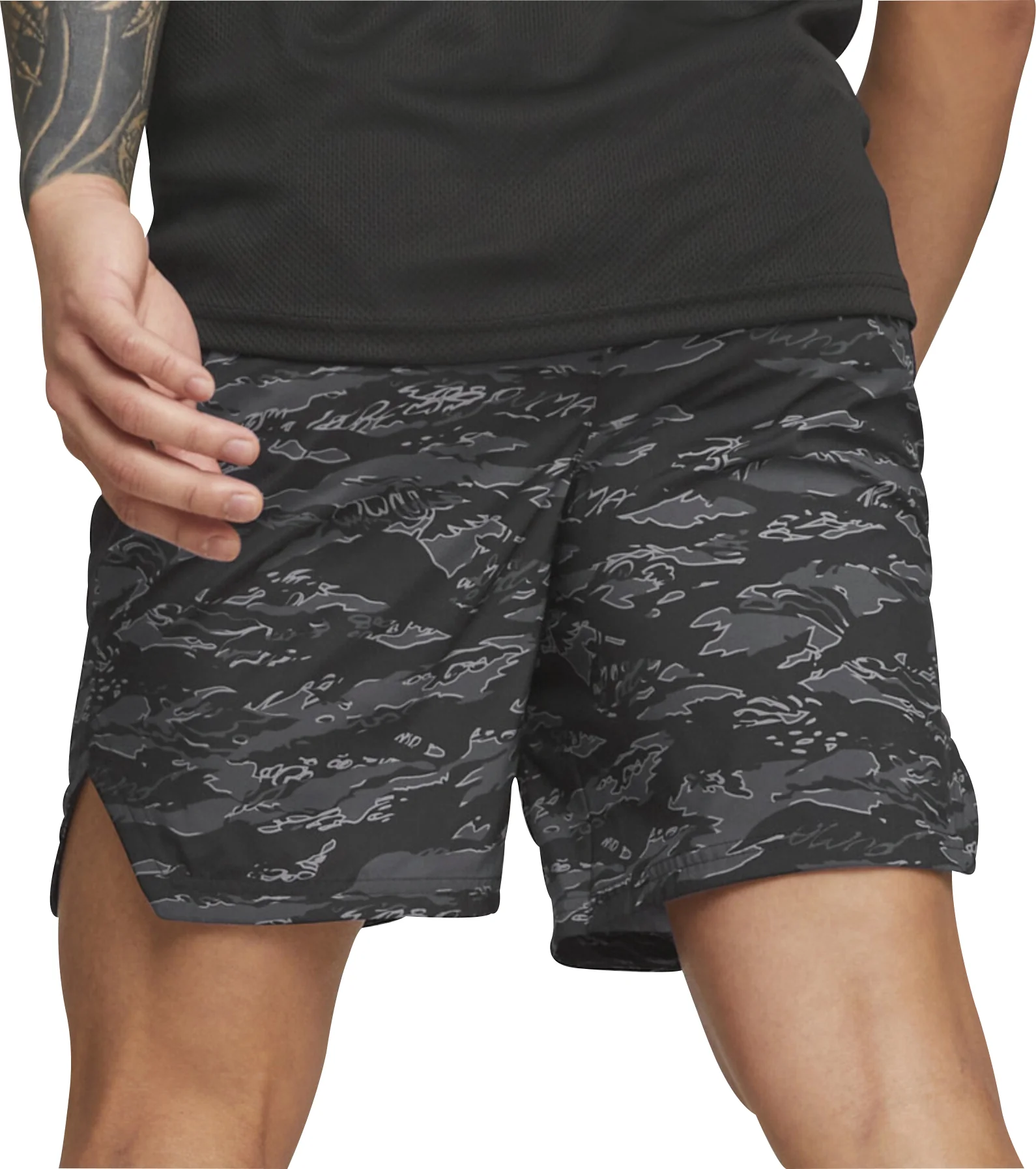 Puma Concept Woven 7 Inch Mens Training Shorts - Black - Image 2