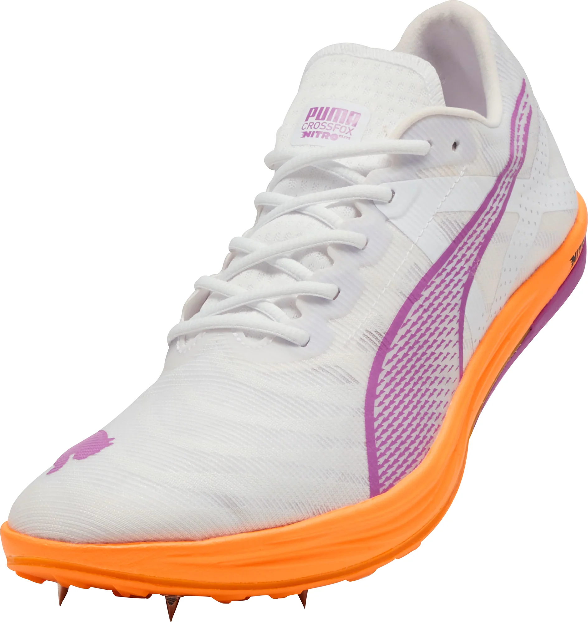Puma Crossfox Nitro Elite Cross Country Running Spikes - White - Image 7