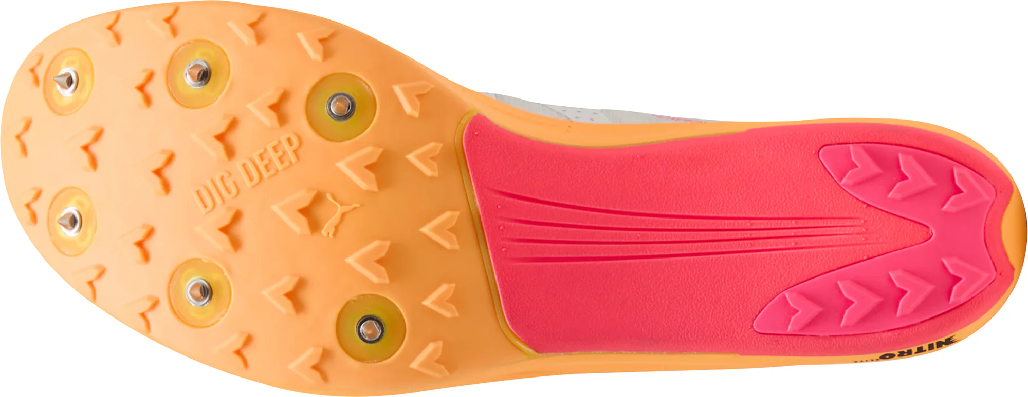 Puma Crossfox Nitro Elite Cross Country Running Spikes - White - Image 2