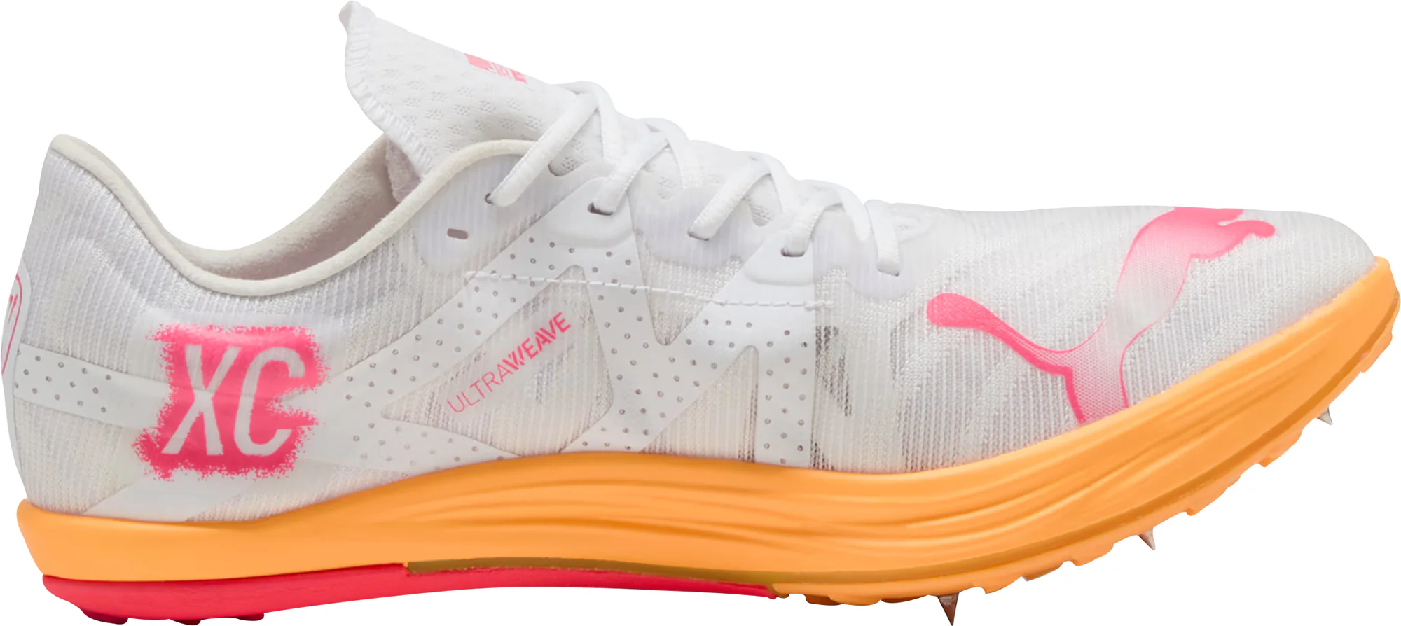 Puma Crossfox Nitro Elite Cross Country Running Spikes - White - Image 3