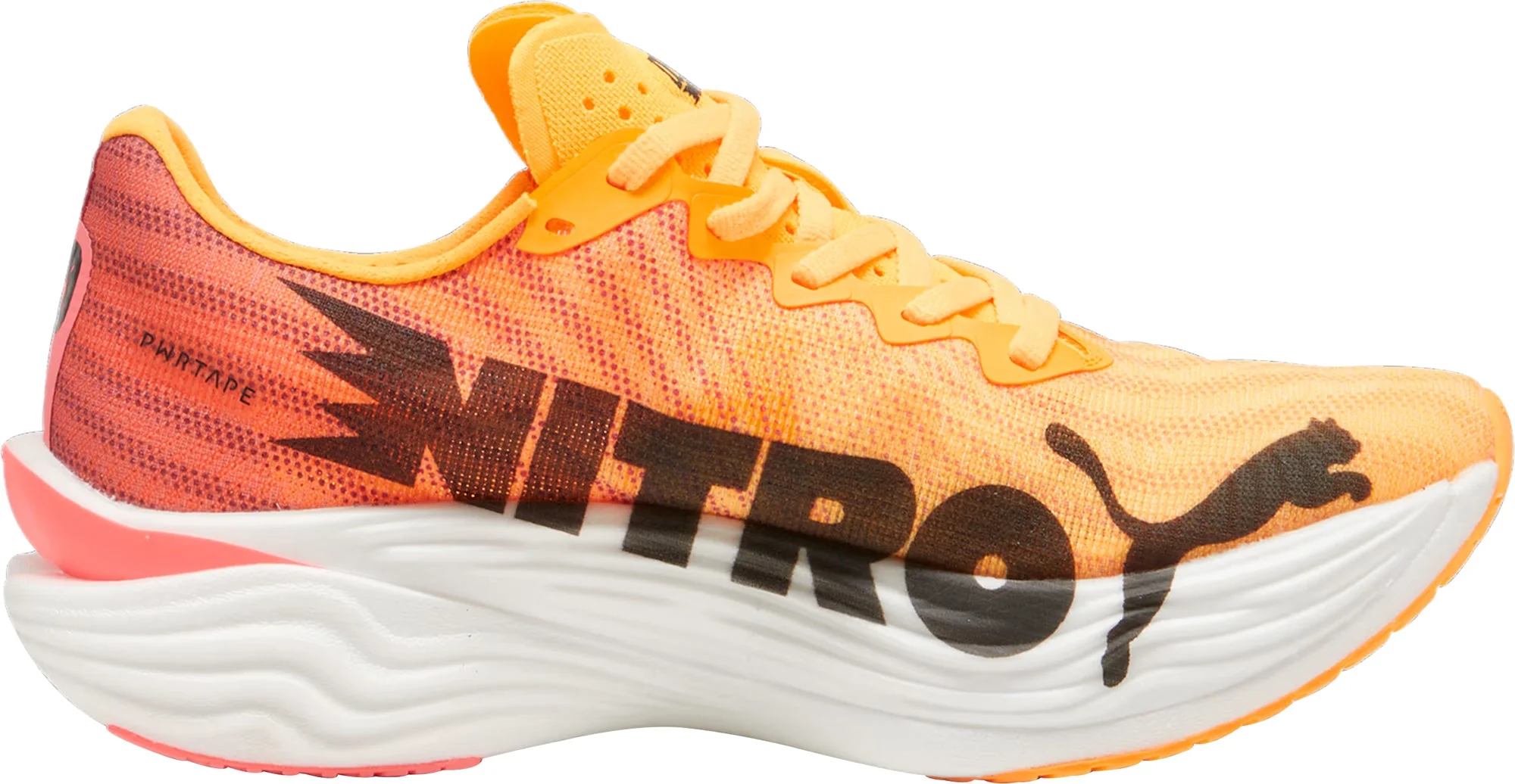 Puma Deviate Nitro Elite 3 Womens Running Shoes - Orange - Image 3