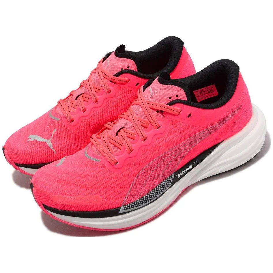 Puma Deviate Nitro 2 Womens Running Shoes - Pink - Image 4