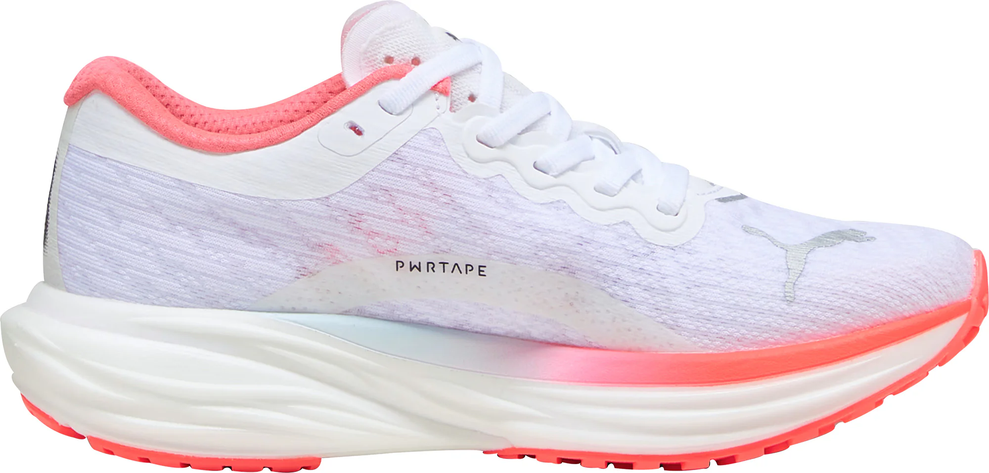 Puma Deviate Nitro 2 Womens Running Shoes - White - Image 3