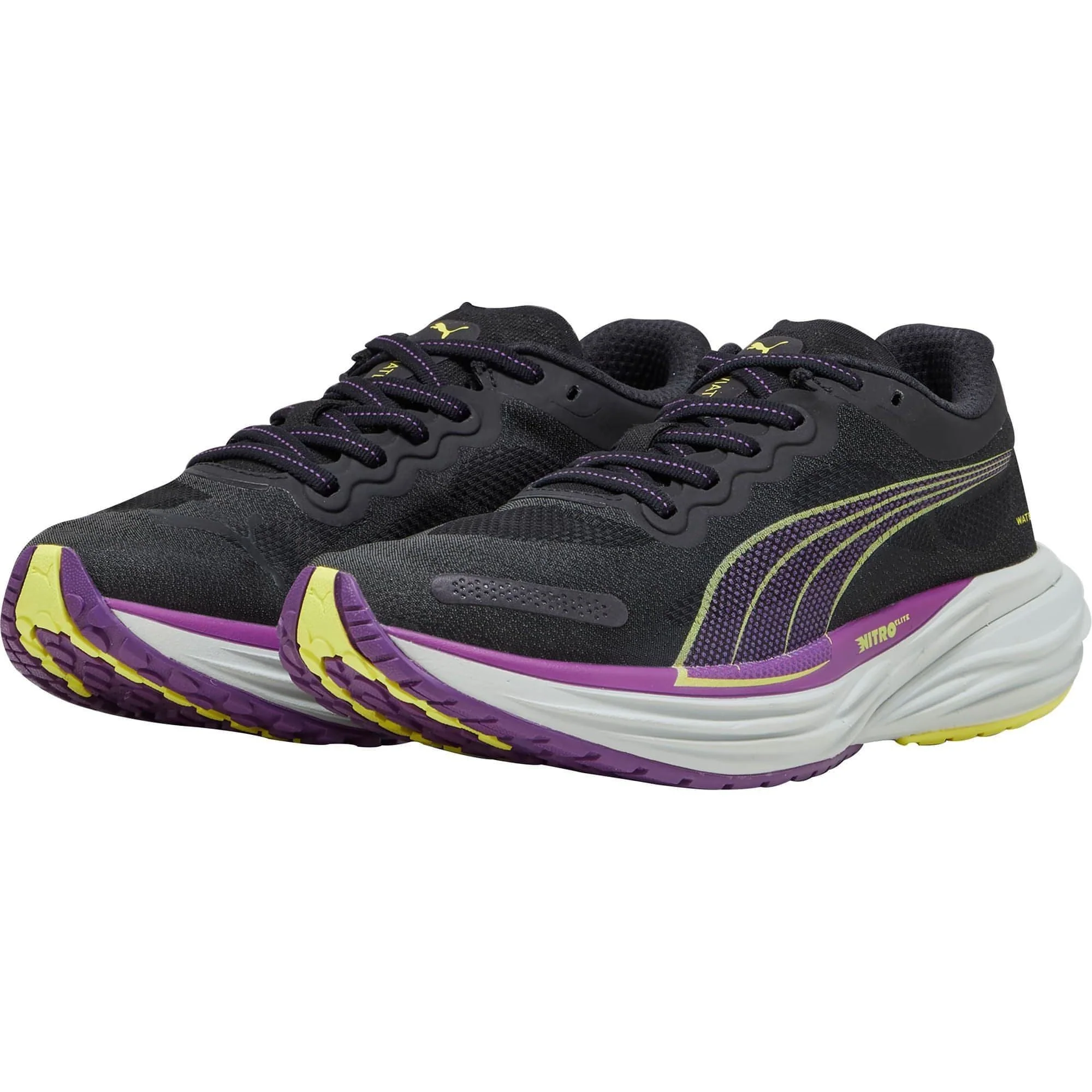 Puma Deviate Nitro 2 WTRepel Womens Running Shoes - Black - Image 5