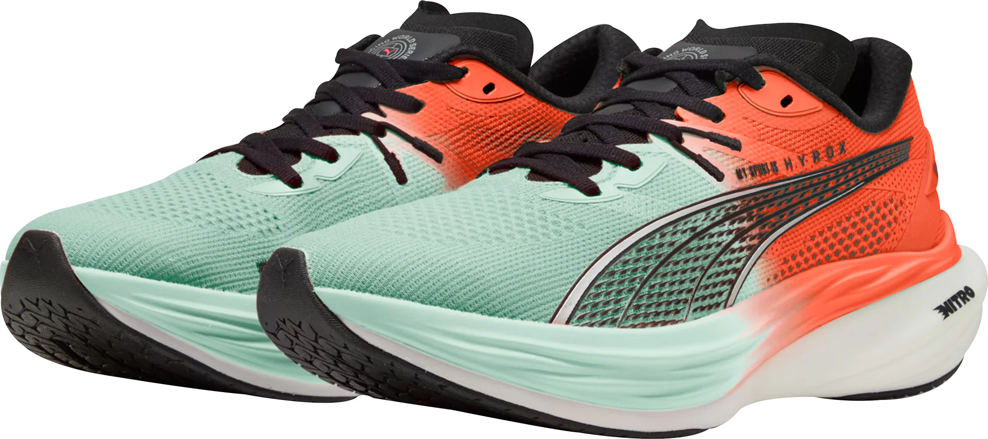 Puma Deviate Nitro 3 HYROX Womens Running Shoes - Green - Image 5