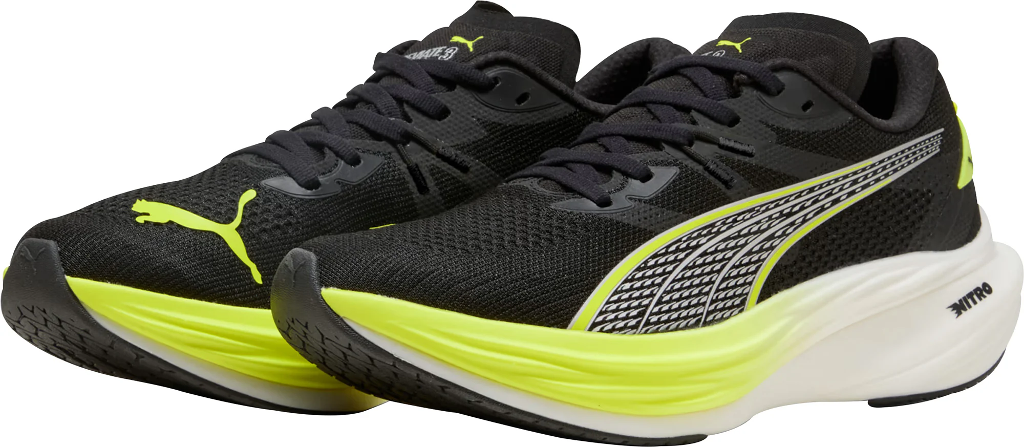Puma Deviate Nitro 3 Mens Running Shoes - Black - Image 5
