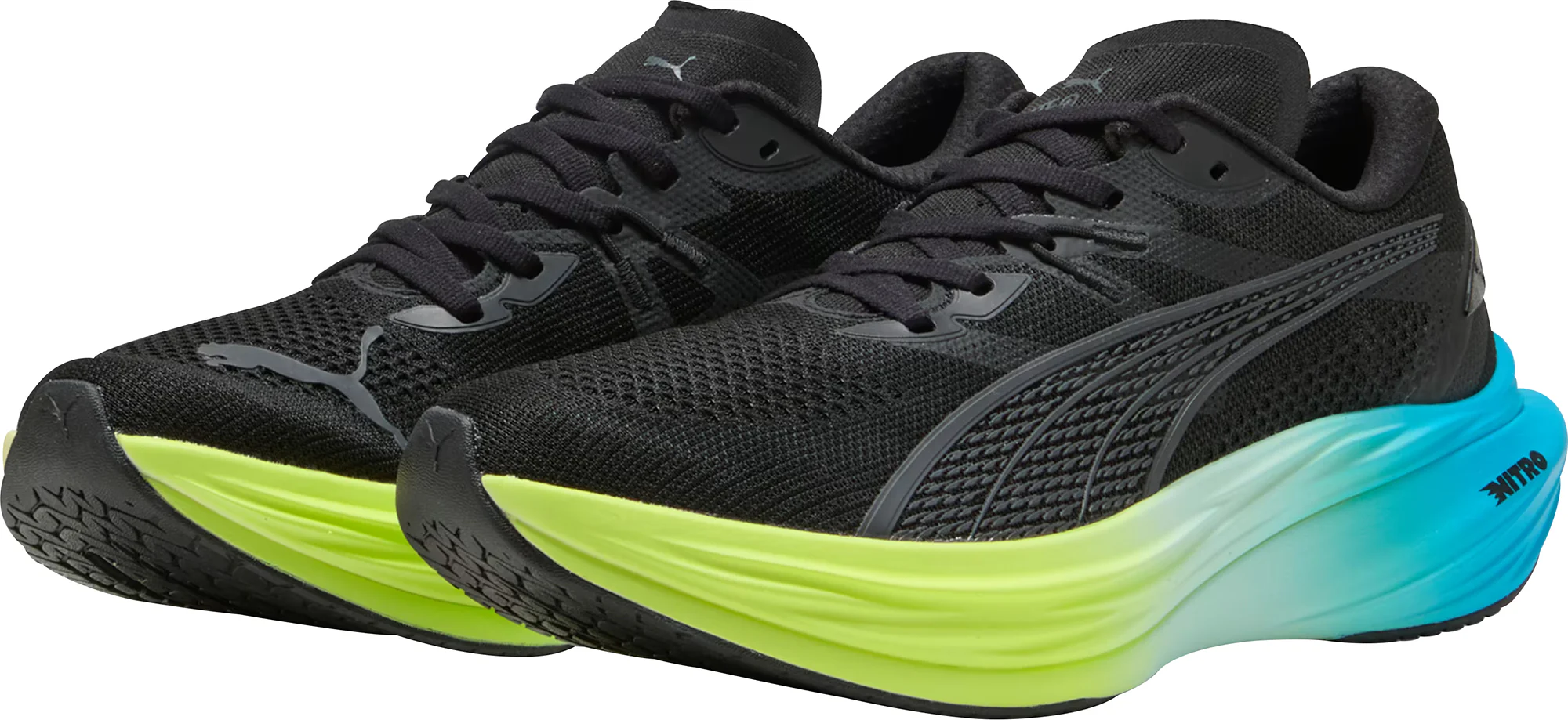 Puma Deviate Nitro 3 Mens Running Shoes - Black - Image 5
