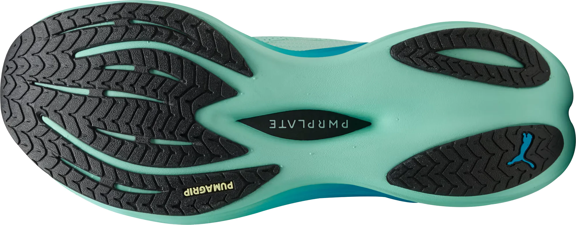 Puma Deviate Nitro 3 Mens Running Shoes - Green - Image 2