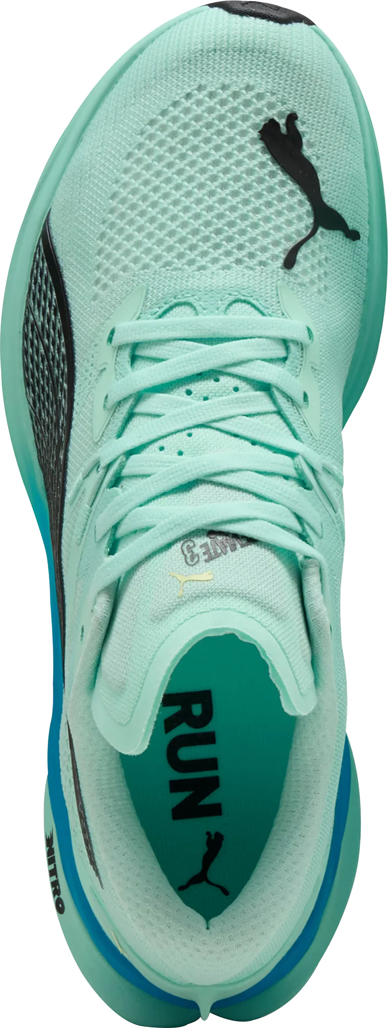 Puma Deviate Nitro 3 Mens Running Shoes - Green - Image 4