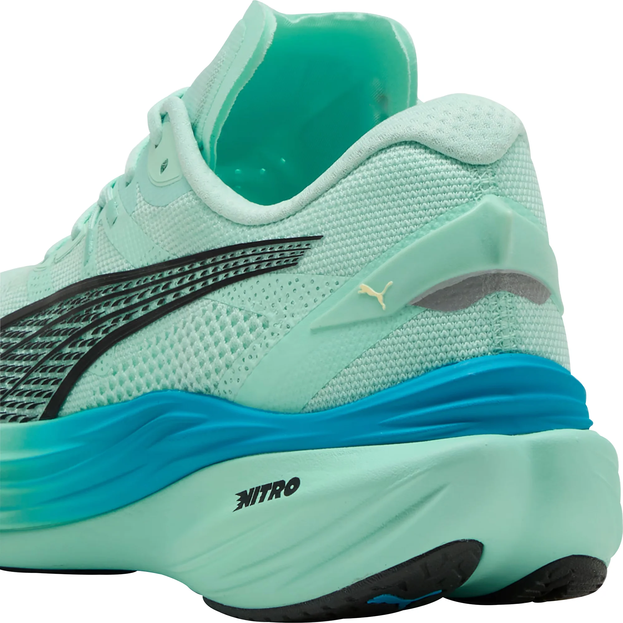 Puma Deviate Nitro 3 Mens Running Shoes - Green - Image 6