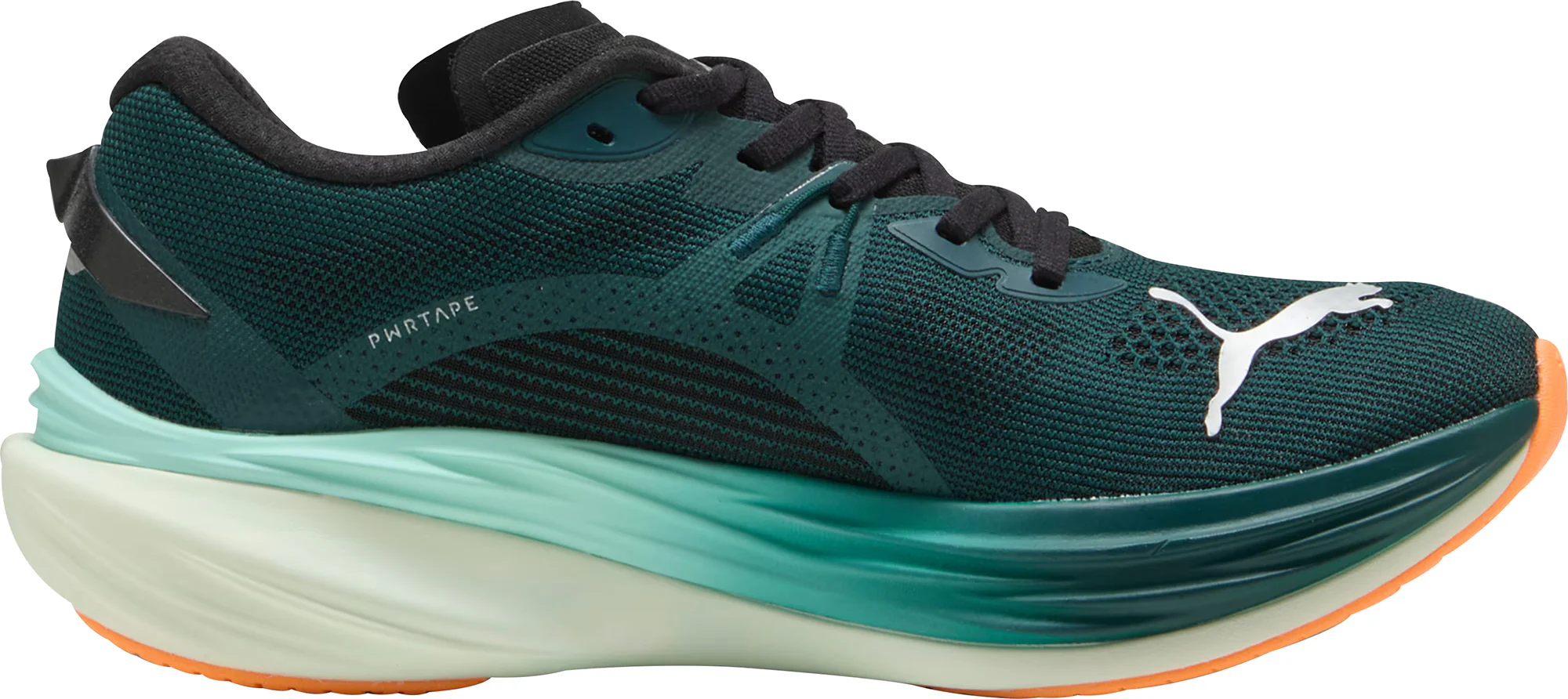 Puma Deviate Nitro 3 Mens Running Shoes - Green - Image 3