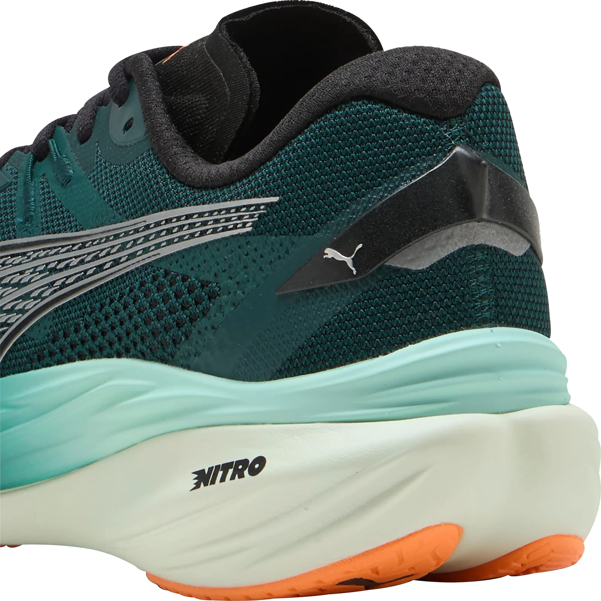 Puma Deviate Nitro 3 Mens Running Shoes - Green - Image 6
