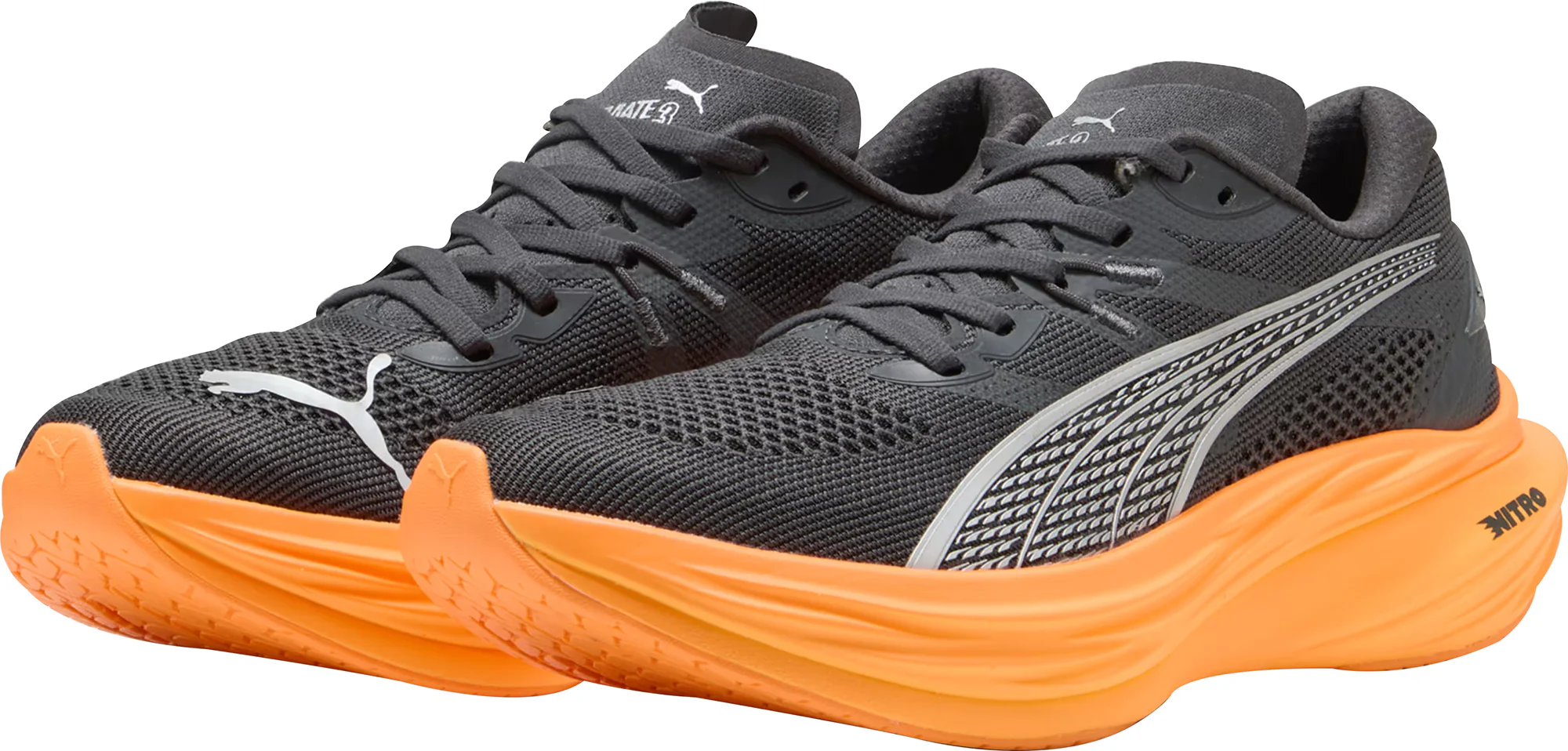 Puma Deviate Nitro 3 Mens Running Shoes - Grey - Image 5