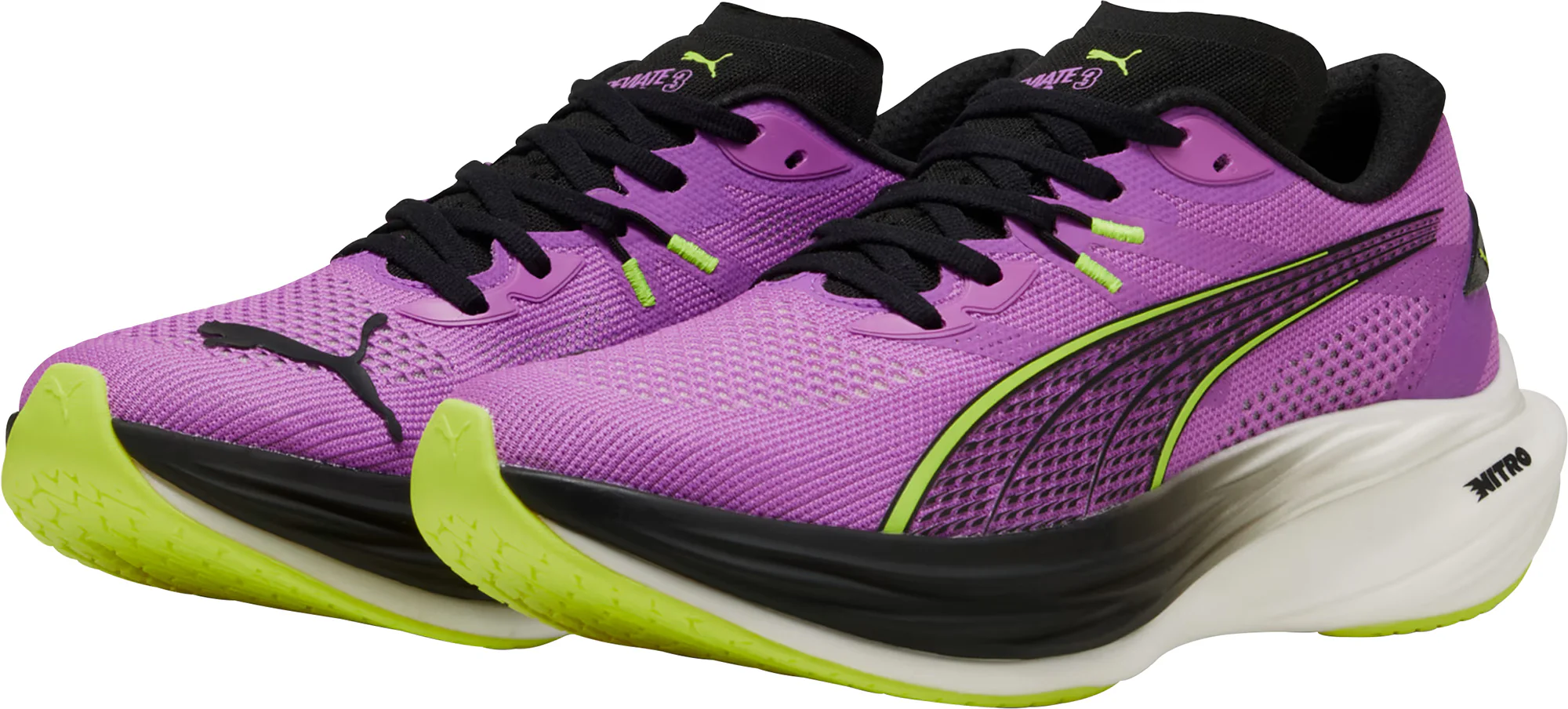 Puma Deviate Nitro 3 Mens Running Shoes - Purple - Image 5