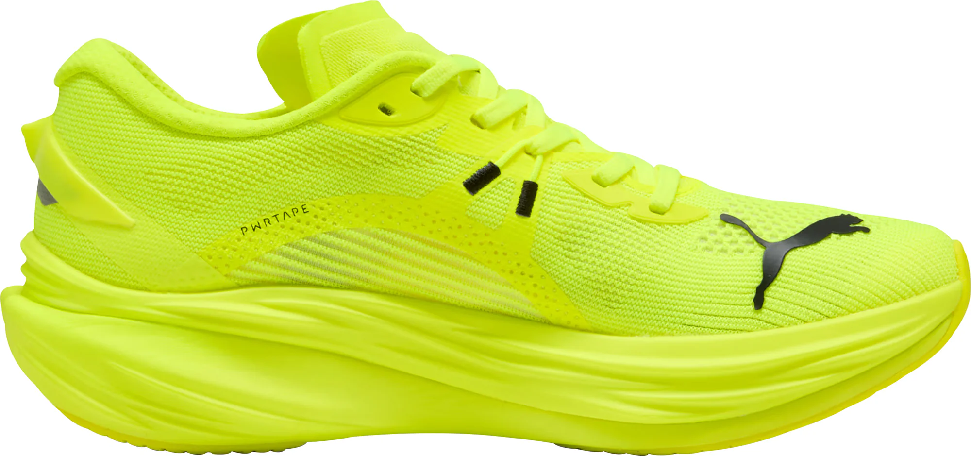 Puma Deviate Nitro 3 Mens Running Shoes - Yellow - Image 3