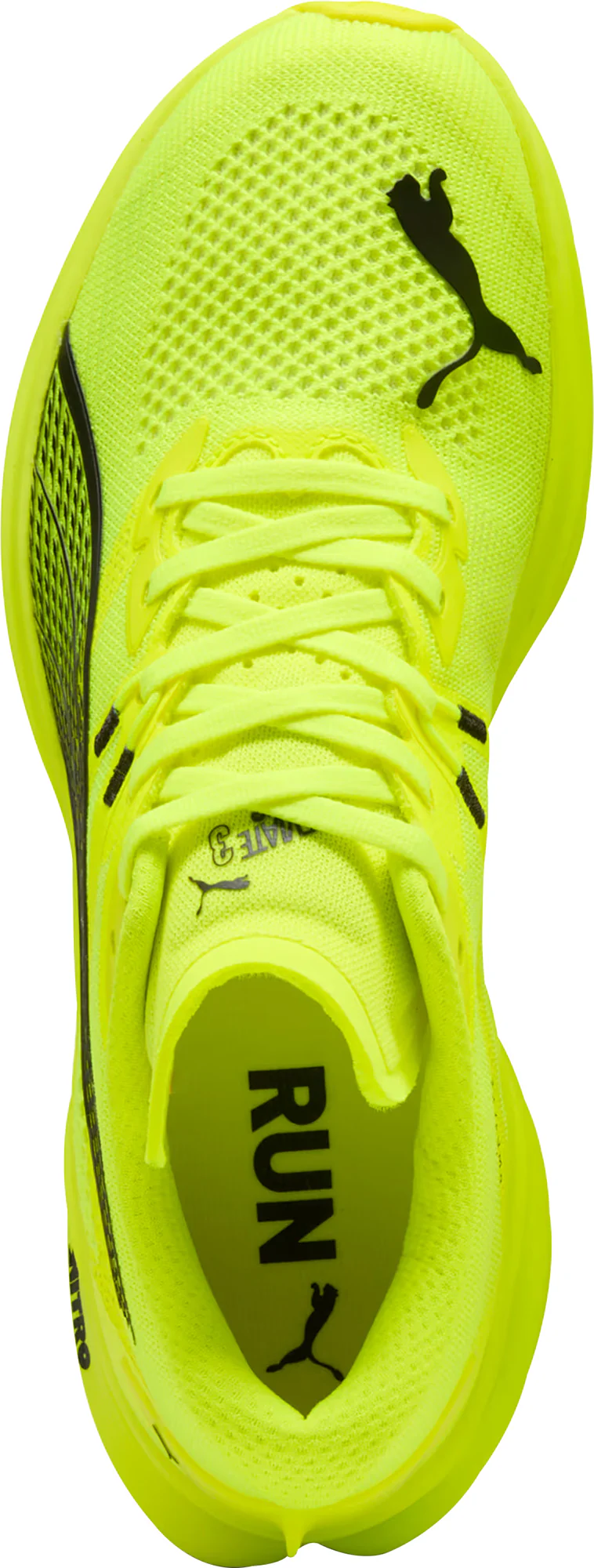 Puma Deviate Nitro 3 Mens Running Shoes - Yellow - Image 4