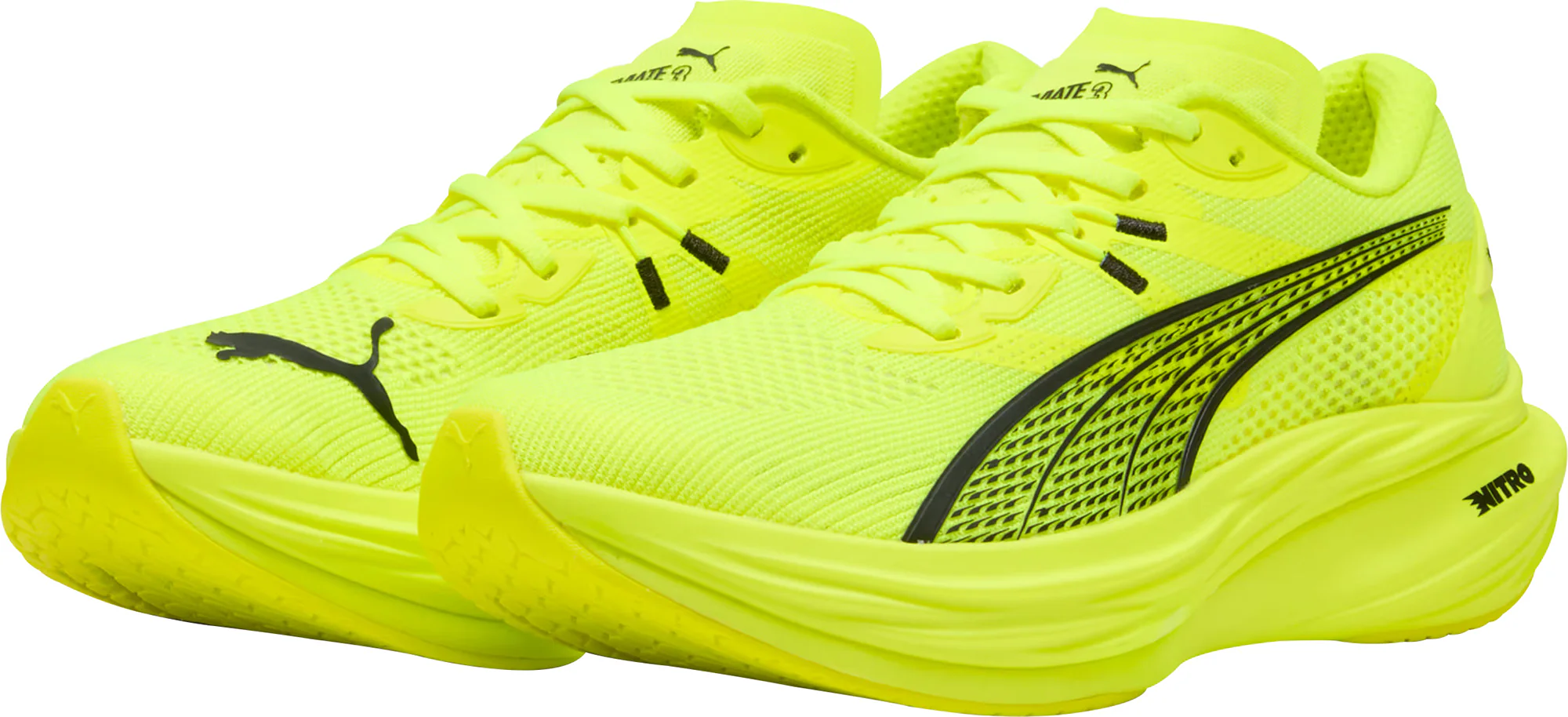 Puma Deviate Nitro 3 Mens Running Shoes - Yellow - Image 5