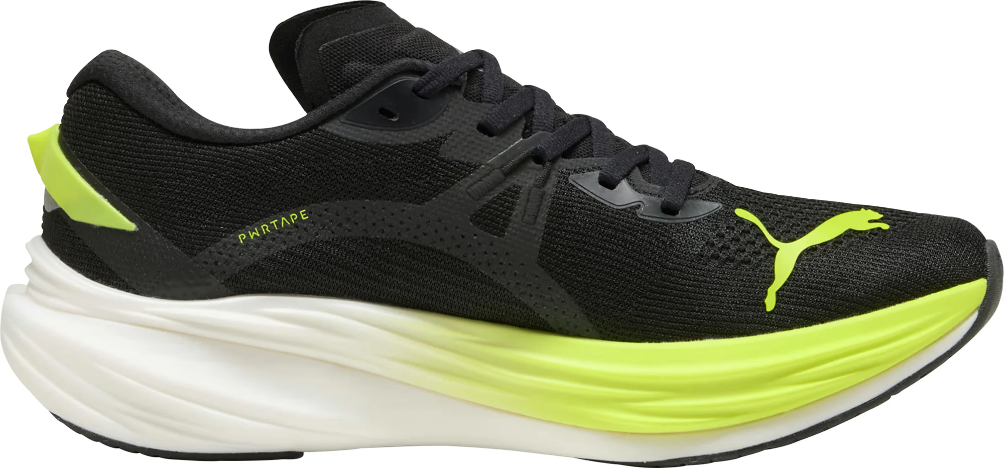 Puma Deviate Nitro 3 WIDE FIT Mens Running Shoes - Black - Image 3