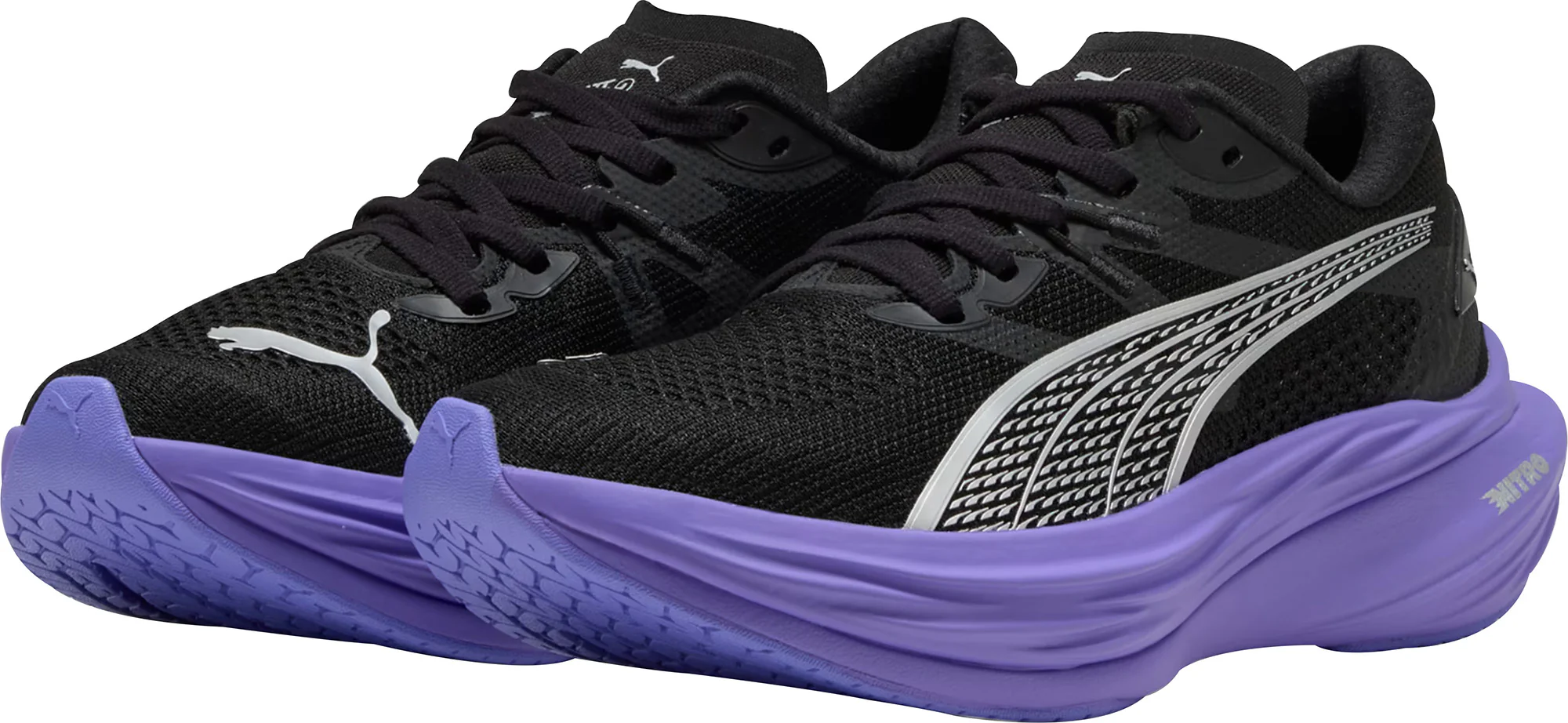 Puma Deviate Nitro 3 Womens Running Shoes - Black - Image 5