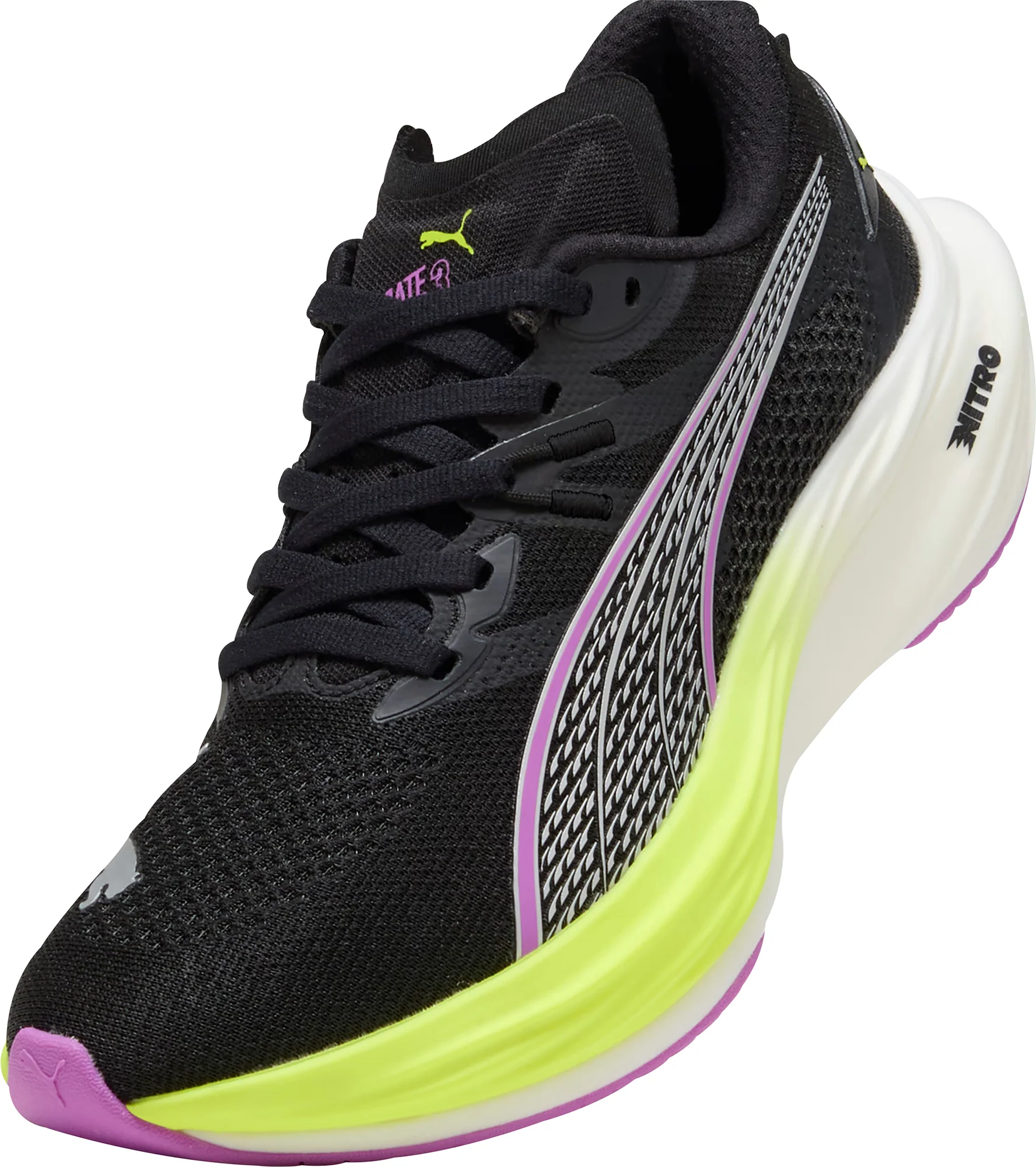 Puma Deviate Nitro 3 Womens Running Shoes - Black - Image 7