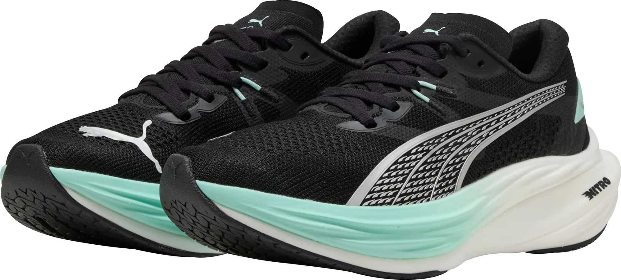 Puma Deviate Nitro 3 Womens Running Shoes - Black - Image 5
