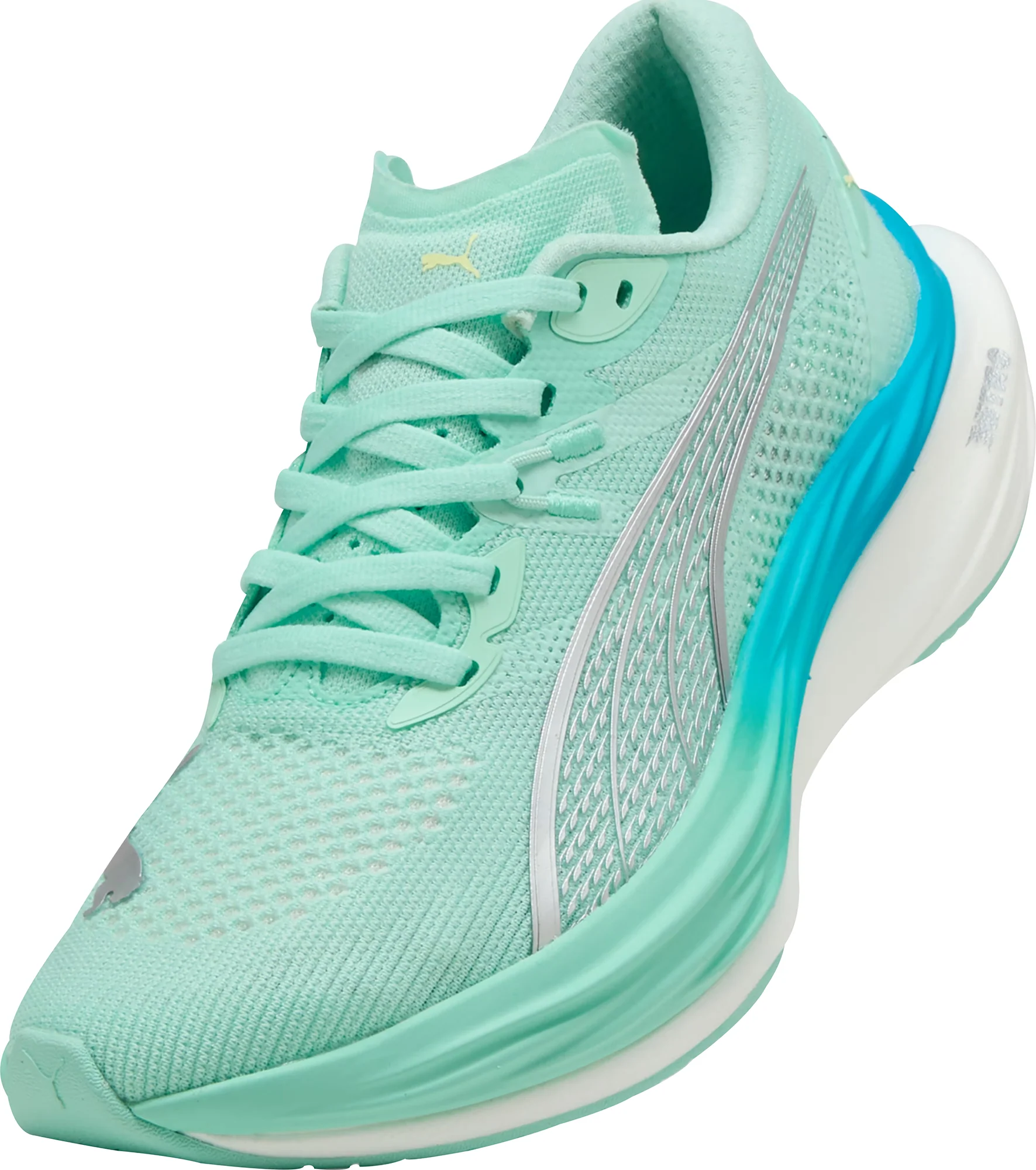 Puma Deviate Nitro 3 Womens Running Shoes - Green - Image 7