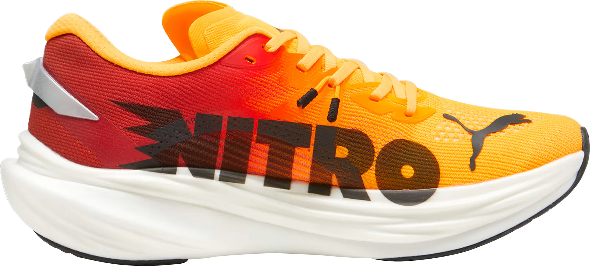 Puma Deviate Nitro 3 Womens Running Shoes - Orange - Image 3
