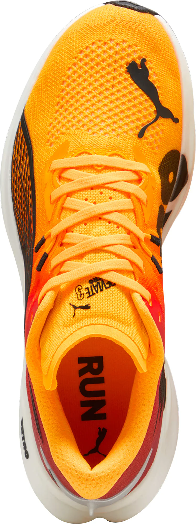 Puma Deviate Nitro 3 Womens Running Shoes - Orange - Image 4