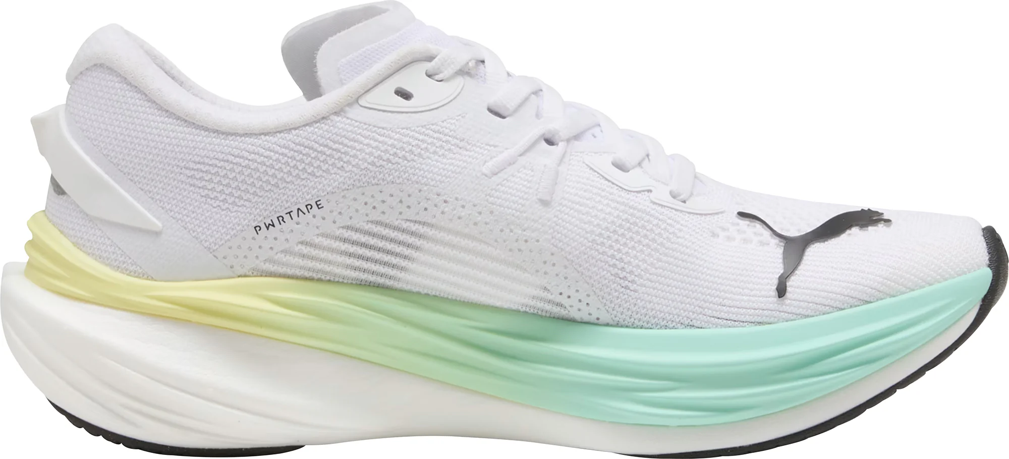 Puma Deviate Nitro 3 Womens Running Shoes - White - Image 3