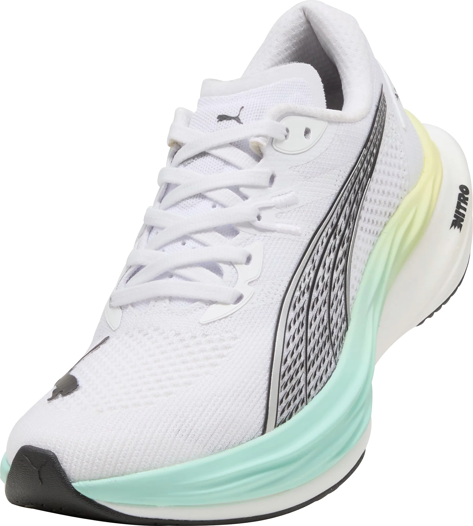 Puma Deviate Nitro 3 Womens Running Shoes - White - Image 7