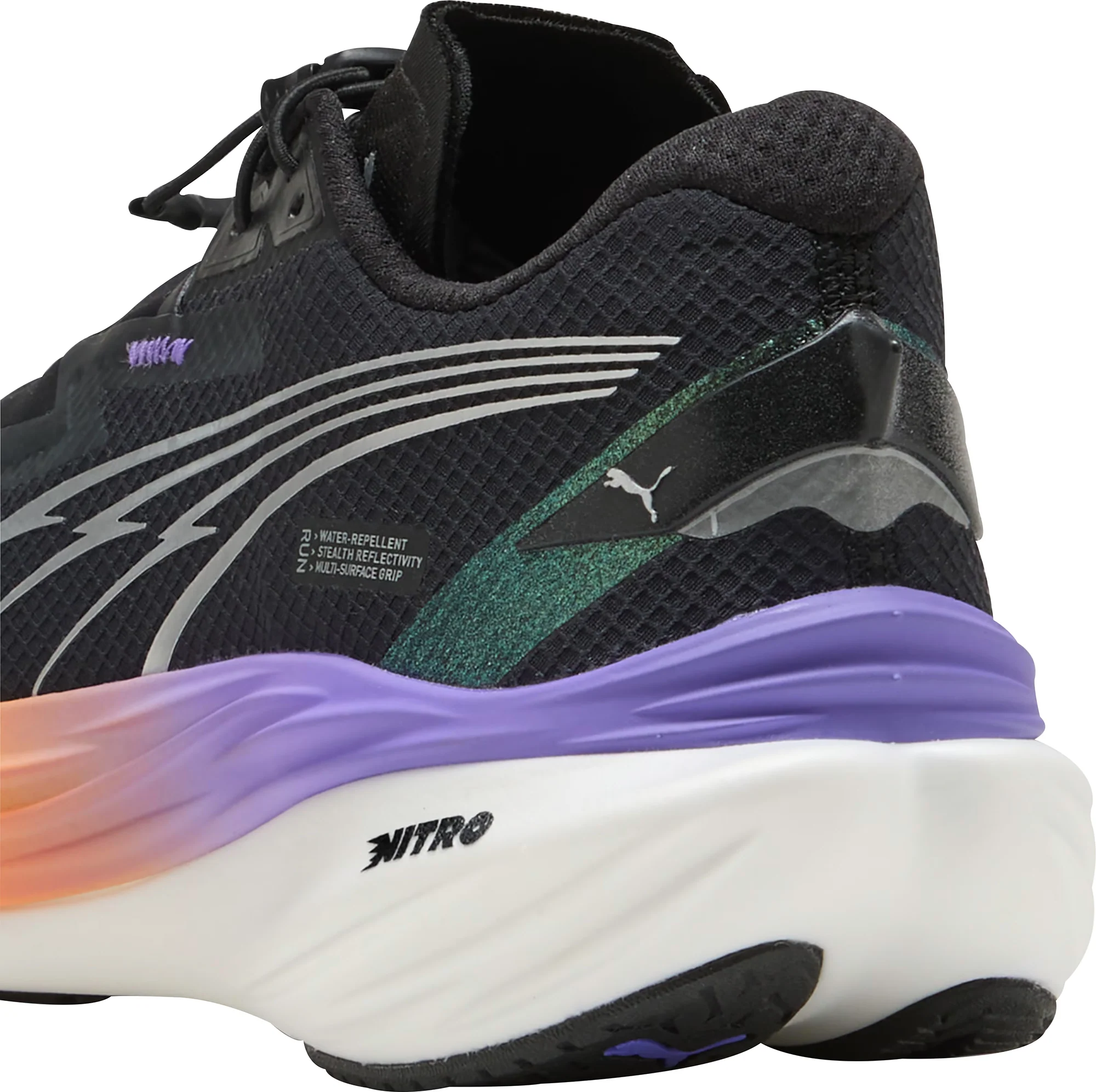 Puma Deviate Nitro 3 WTR+ Womens Running Shoes - Black - Image 6