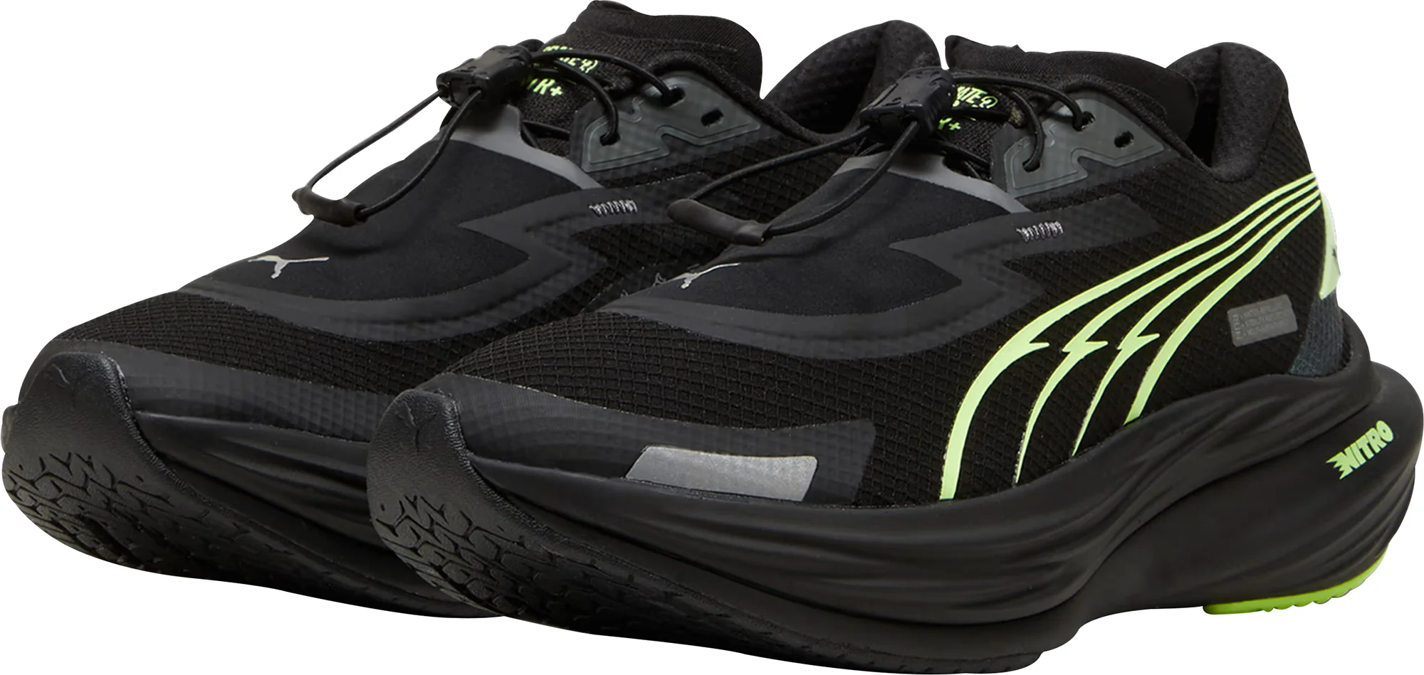 Puma Deviate Nitro 3 WTR+ Womens Running Shoes - Black - Image 5