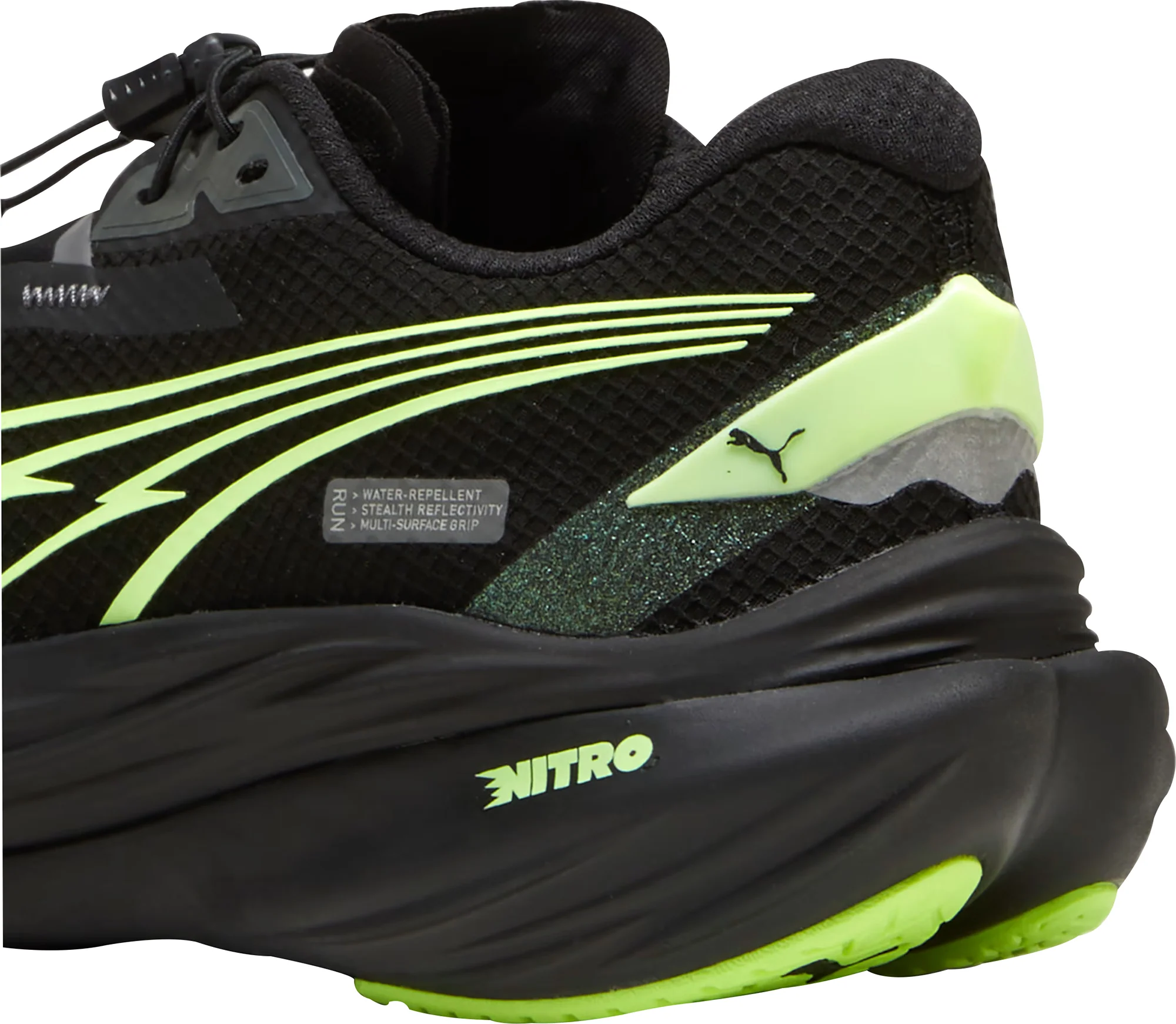 Puma Deviate Nitro 3 WTR+ Womens Running Shoes - Black - Image 6
