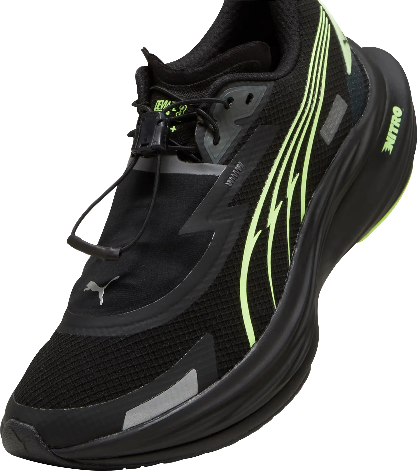 Puma Deviate Nitro 3 WTR+ Womens Running Shoes - Black - Image 7