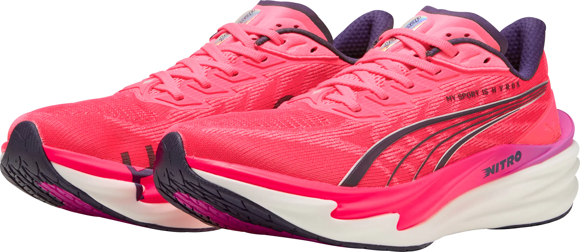 Puma Deviate Nitro 4 HYROX Mens Running Shoes - Pink - Image 5