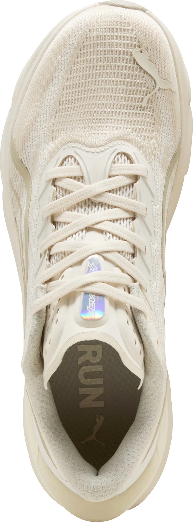 Puma Deviate Nitro 4 Mens Running Shoes - Cream - Image 4