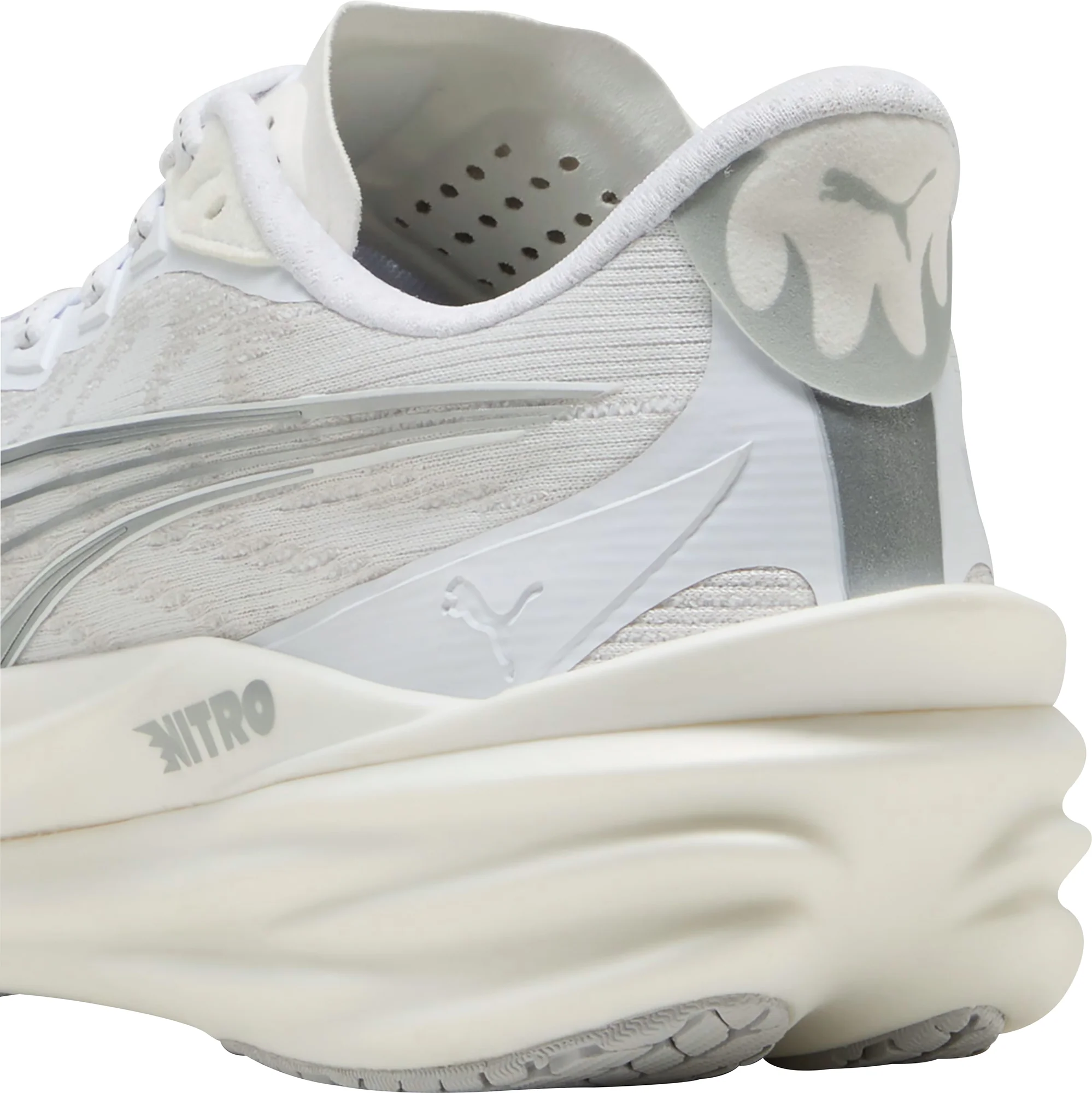 Puma Deviate Nitro 4 Mens Running Shoes - White - Image 6