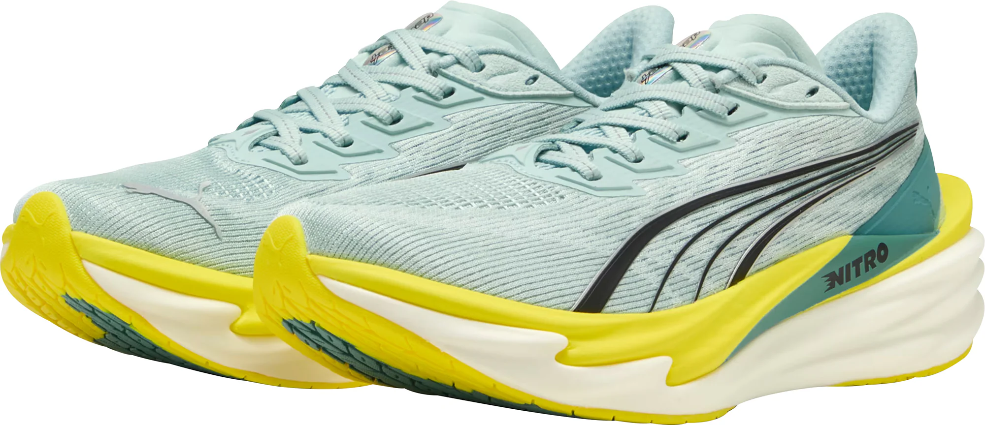 Puma Deviate Nitro 4 Womens Running Shoes - Blue - Image 5