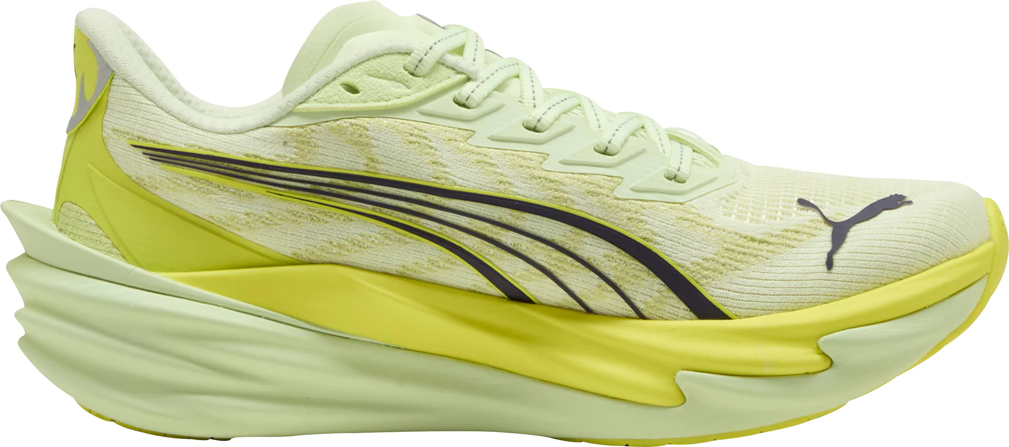 Puma Deviate Nitro 4 Womens Running Shoes - Green - Image 3