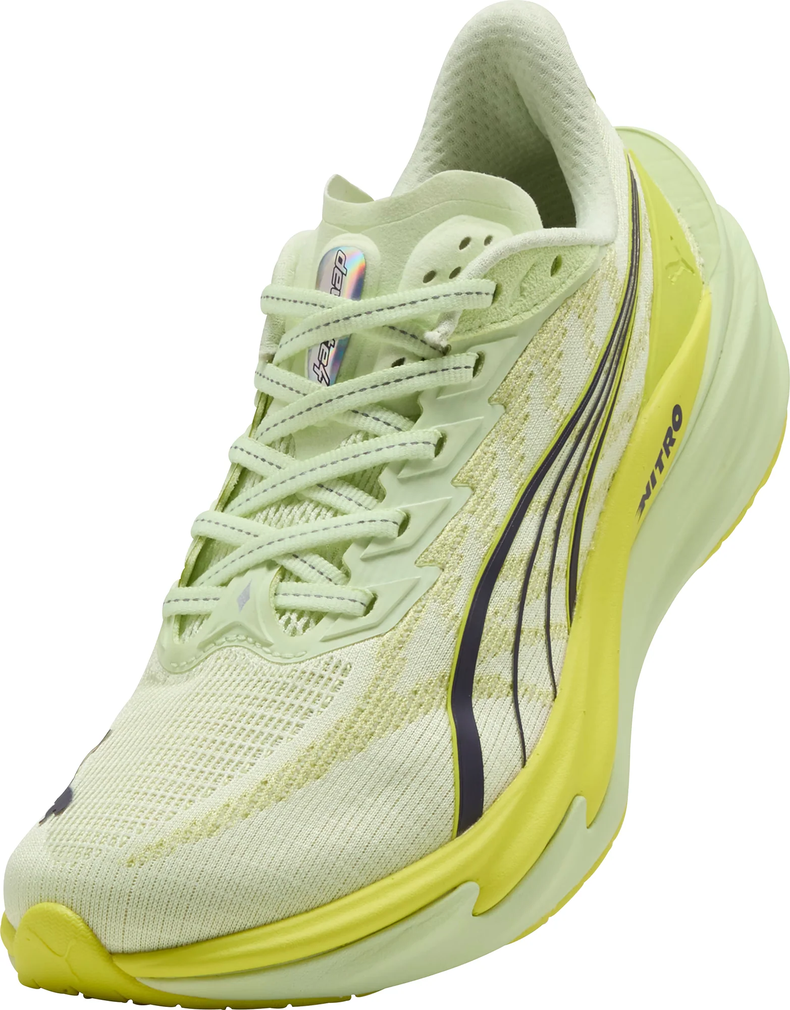 Puma Deviate Nitro 4 Womens Running Shoes - Green - Image 7