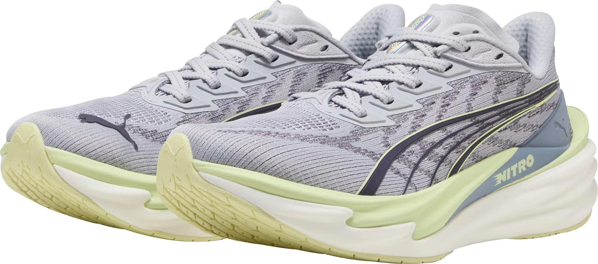 Puma Deviate Nitro 4 Womens Running Shoes - Grey - Image 5