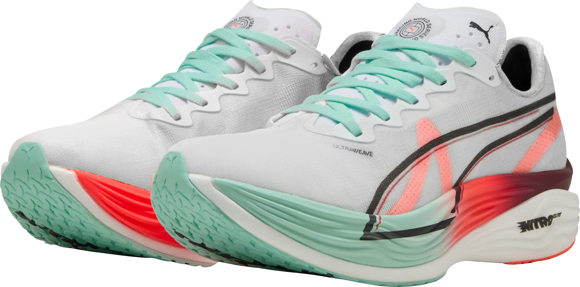 Puma Deviate Nitro Elite 3 HYROX Womens Running Shoes - White - Image 5