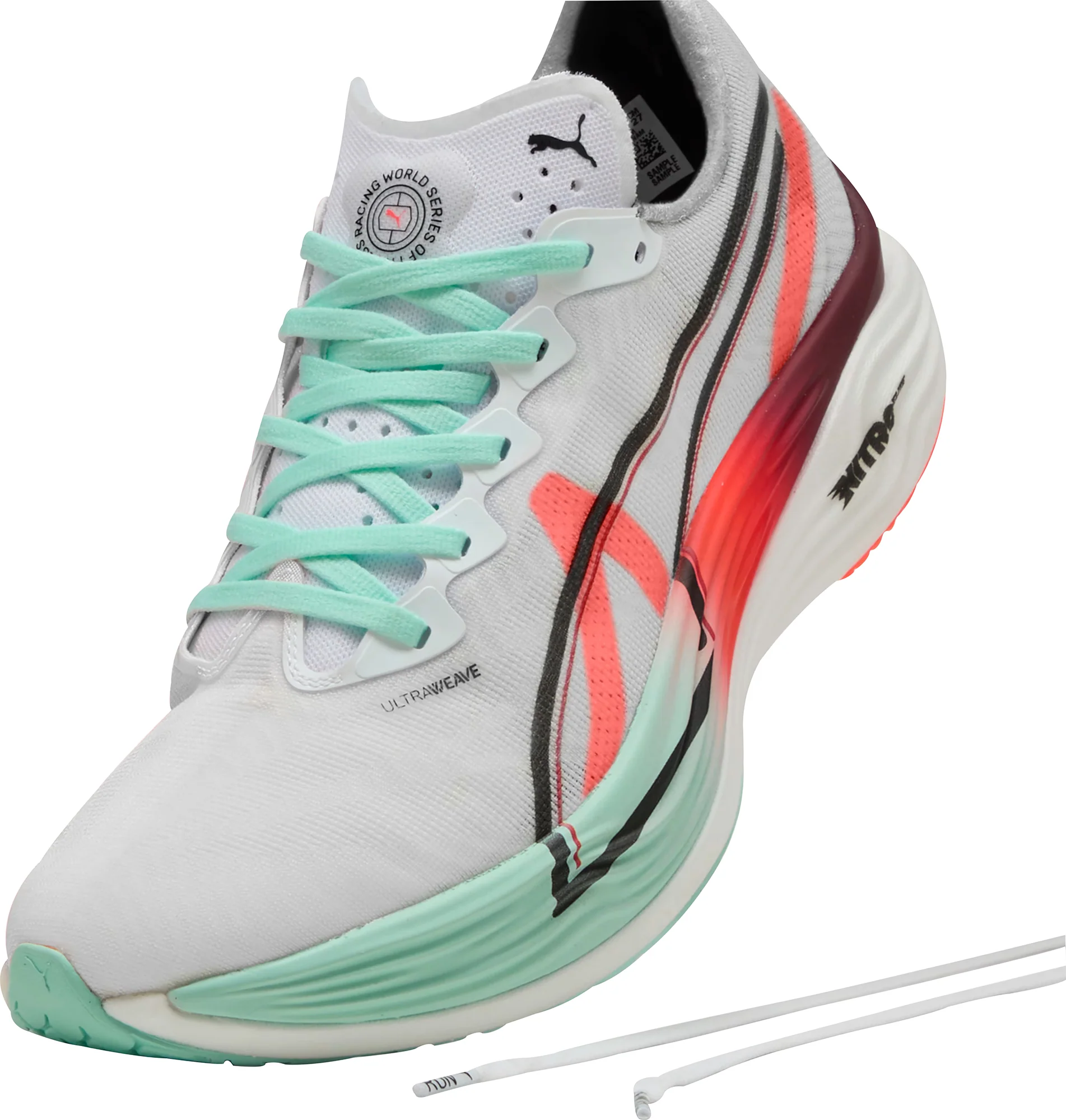 Puma Deviate Nitro Elite 3 HYROX Womens Running Shoes - White - Image 7