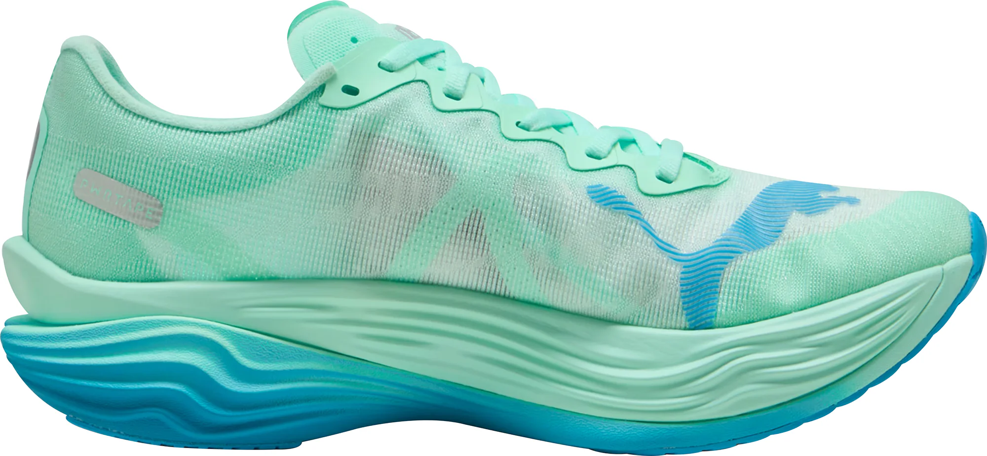 Puma Deviate Nitro Elite 3 Mens Running Shoes - Green - Image 3
