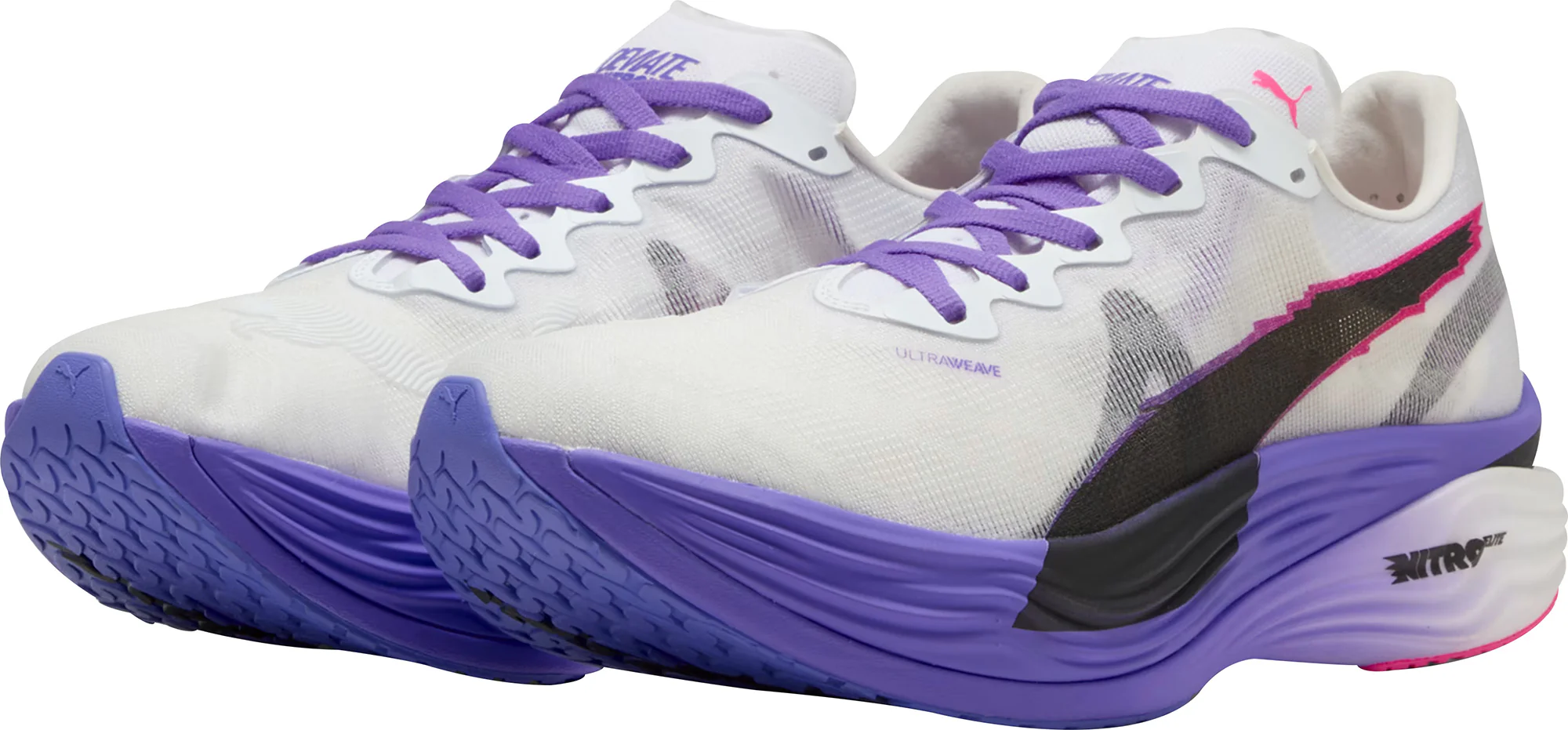 Puma Deviate Nitro Elite 3 Mens Running Shoes - White - Image 5